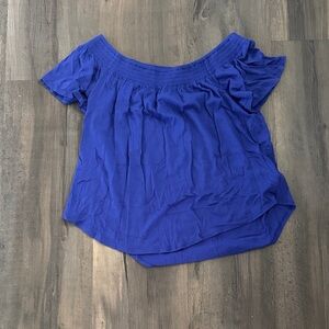 Express Off-Shoulder Blue Women's Top